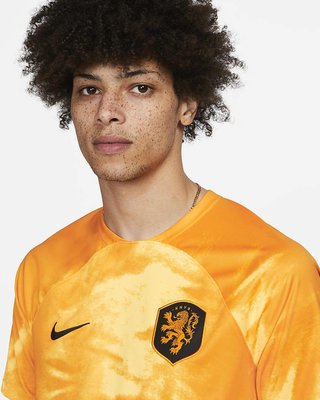 熱銷 荷蘭國家隊主場球衣21德容球迷版比賽印號短袖足球服球員版男 可開發票