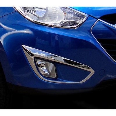 【JR佳睿精品】10-15 Hyundai 現代 Ix35 改裝電鍍 霧燈框 電鍍飾框 裝飾 配件 原廠 霧燈 前下巴