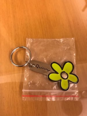 全新 Quinny Key ring Buzz 花花造型 鑰匙圈 綠色 長6cm