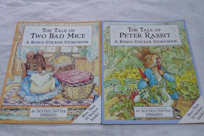 【彩虹小館mm】英文童書2本~the tale of two bad mice+the tale of peter ra