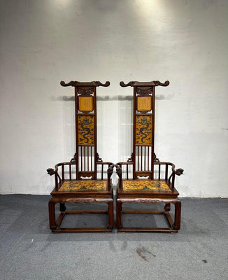 精品回流黃花梨木漆器雕🐲太師椅，全榫卯結構，打磨光滑細膩溫潤，包漿醇厚，珍藏之使用1299
