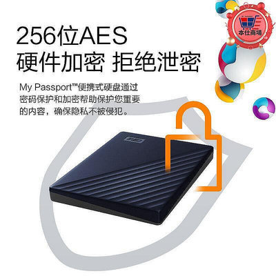 現貨：passport 1t可攜式移動固態超高速usb3.0加密