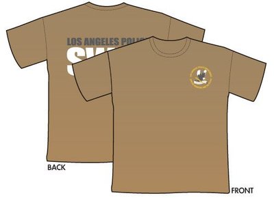JHS（（金和勝 生存遊戲專賣））警星LAPD SWAT T恤 -TAN色 TS-06(TAN)