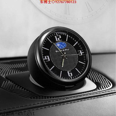 SUBARU 汽車內飾零件迷你時鐘手錶自動電子石英手錶適用於斯巴魯 XV Forester WRX BRZ STi OU @车博士