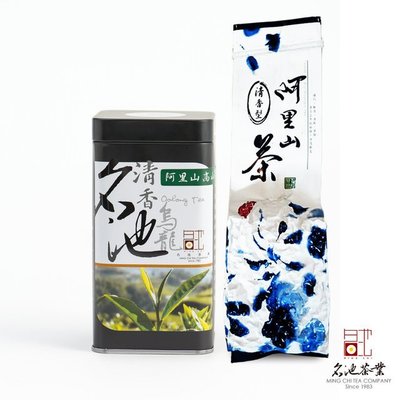 【名池茶業】阿里山花韻烏龍茶(清香款150g*4罐)