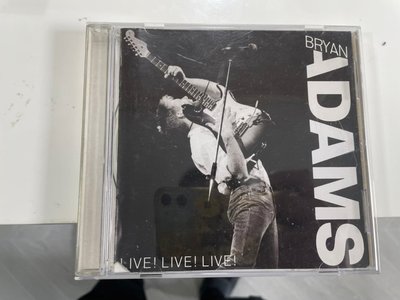 8成新 ㄊ BRYAN ADAMS LIVE LIVE LIVE 二手CD