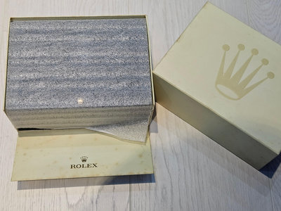 【美好時光】ROLEX 勞力士新款6碼型號用原廠錶盒中型款大小（含外紙盒）