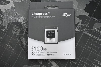 萬佳國際 現貨免運 Wise 160GB CFExpress Type B Pro 高速記憶卡 CFX-B160P R:1700/W1500 Z6II Z7II
