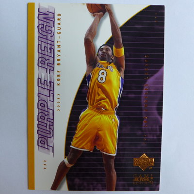 ~ Kobe Bryant ~名人堂/小飛俠/黑曼巴/柯比·布萊恩 2001年UD.NBA籃球卡 #434