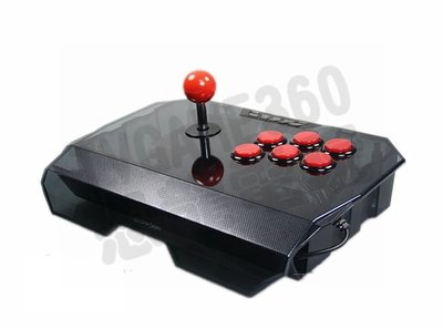 【二手商品】SONY PS3 PC ANDROID 安卓 拳霸 街機搖桿 格鬥搖桿 圓擋板 黑紅色 QANBA N1-G
