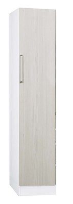 【生活家傢俱】HJS-450-9：艾美爾1.4尺單門衣櫃-鐵杉白【台中家具】系統衣櫃 開門式衣櫥 低甲醛系統家具 台灣製
