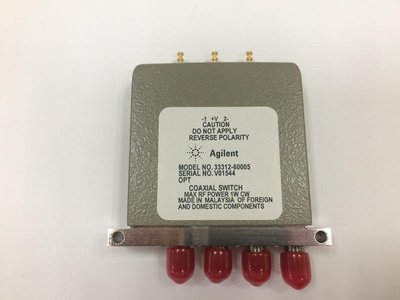 【弘燁科技-專業儀器】中古儀器  Agilent 33312-60005   RF Coaxial Switch