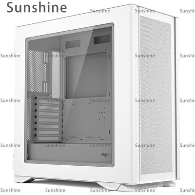 [Sunshine]機殼ATX愛國者YOGO K200主機箱電腦臺式機E-ATX開放式外殼大板白色全側透全塔防塵游戲支持雙360水冷