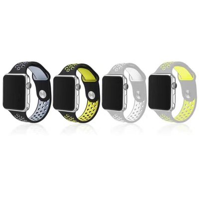 Apple Watch Nike 款 副廠錶帶（不含錶）38mm /42mm 共4色特價 下標後請留言告知要的顏色
