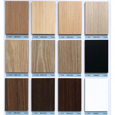 麵包の店木飾面板護墻板KD板實木木皮黑胡桃貼面板天然橡木涂裝板