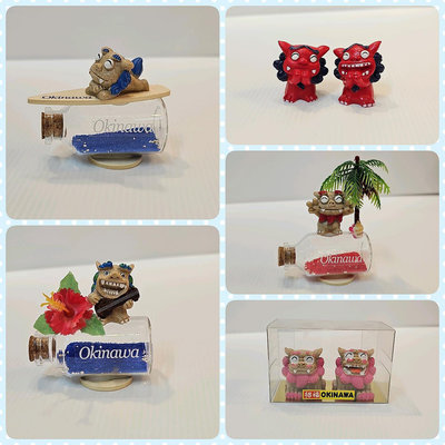 日本沖繩吉祥物風獅爺獅子擺飾擺件日式造景可愛百搭道具