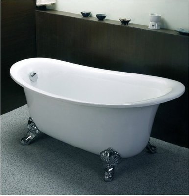 【 阿原水電倉庫 】名品衛浴 FC-1100 獨立浴缸 壓克力浴缸 古典浴缸 100 * 74 * 72cm