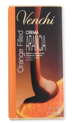 義大利 VENCHI Orange filled chocolate bar 橘子巧克力磚（預購）