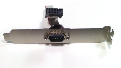 擋板型 25cm 主機板串列埠外接連接線 RS-232 COM1 PORT(公)