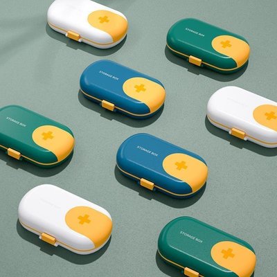 日本切藥器便攜式大容量藥盒隨身迷你切藥盒超夯 精品