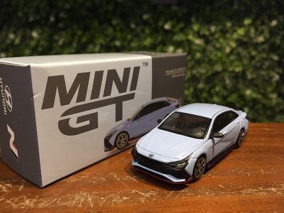 1/64 MiniGT Hyundai Elantra N PerformanceBlue MGT00404L【MGM】