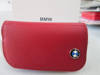 BMW原廠精品限量Napper皮革鑰匙皮套(展示商品9.9成新)