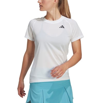 【adidas 愛迪達】AEROREADY 女款專業運動 網球 短袖上衣 白色 HS1449  尺寸:S~XL