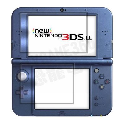 任天堂 Nintendo New3DSLL 鋼化玻璃保護貼 9H 2.5D 超強抗刮【台中恐龍電玩】