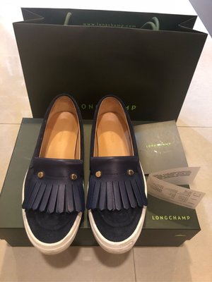 Longchamp 37號 休閒鞋 藍