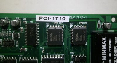 【全國主機板維修聯盟】研華 ADVANTECH PCI-1710 PCI 數據採集卡 ☆保固30天☆