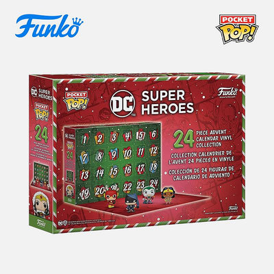 Funko POP DC英雄蝙蝠俠小丑2023年圣誕倒數日歷禮盒手辦公仔盲盒