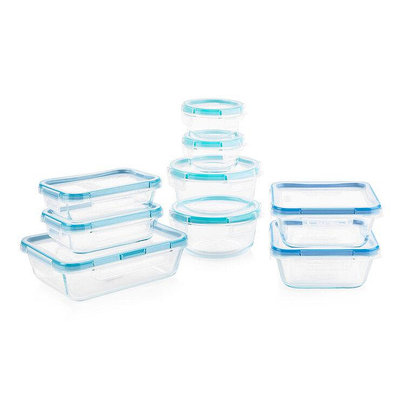 【小如的店】COSTCO好市多代購~Snapware 玻璃保鮮盒(含蓋共18件組) 103106