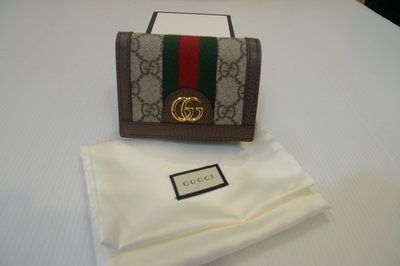 全新Gucci Ophidia GG card case 短夾/名片夾/零錢包 現貨