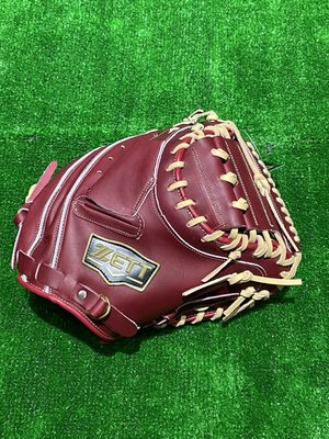 棒球世界全新 ZETT硬式棒球補手手套特價(BPGT-55212)酒紅色