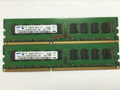 Samsung三星4G 2RX8 PC3-10600E DDR3 1333純ECC UDIMM伺服器記憶體