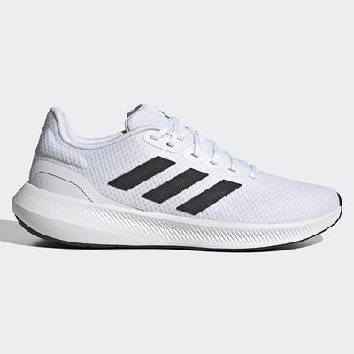 Adidas RUNFALCON 3.0 男鞋 慢跑鞋 透氣 柔軟 白【運動世界】HQ3789