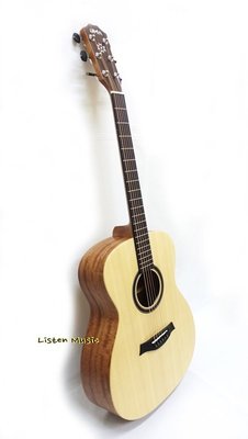 立昇樂器 Uma OM-20S 木吉他 面單木吉他 沙比利木側背板 OM桶身 面單 民謠吉他 附琴袋