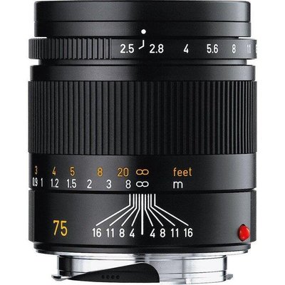 【日光徠卡】現貨優惠實施中 Leica 11645 Summarit-M 75 f/2.5 黑 全新公司貨