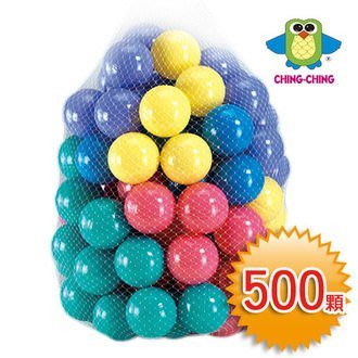 親親Ching Ching 7cm 球 (500顆) CCB-01 球屋 球池 彩色球 塑膠球 【小瓶子的雜貨小舖】