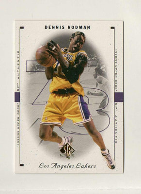 NBA 1999 Upper Deck SPA Dennis Rodman 球員卡
