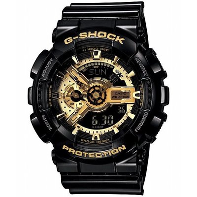 G-SHOCK 潮流概念錶-金x亮黑咖啡(GA-110BR-5ADR)限量