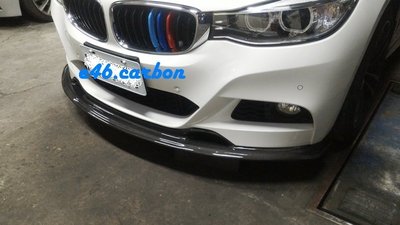 【BMW E46精品館】BMW F34 3GT M-TECH CARBON 卡夢 碳纖維 前下巴