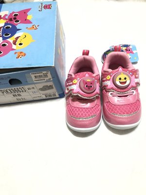 全新15號 鯊魚寶寶 亮燈 鞋子 BABY SHARK 踫踫狐 pinkfong 電燈鞋 運動鞋 女童