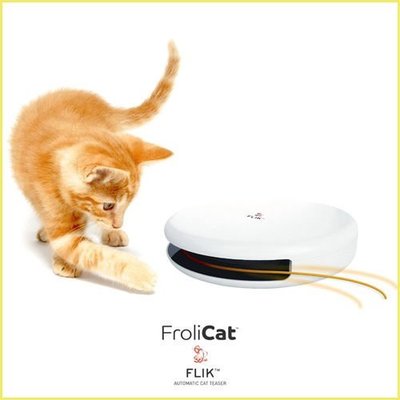 【李小貓之家】美國FroliCat《FLIK‧電動逗貓魔帶》神出鬼沒地甩繩設計，吸引貓貓玩耍