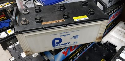 (二手中古電池) Prmcry 145G51 (N150) 貨車卡車電池.發電機電池 自取不寄送舊品交換價 $2100