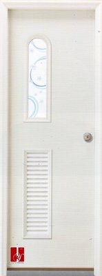 【鴻運】HY牙白03-2數位影像玻璃塑鋼門組.浴室門.廁所門.塑鋼門!影像細膩&amp;逼真寫實!