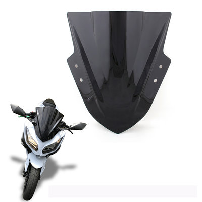 Kawasaki Ninja 300 EX300 2013-2017 Black 專用抗壓擋風鏡-極限超快感