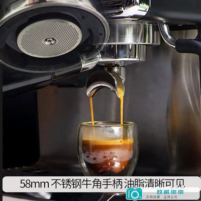 EB億貝斯特咖啡機家用小型商用半自動研磨一體雙鍋爐110V意式擺攤-玖貳柒柒