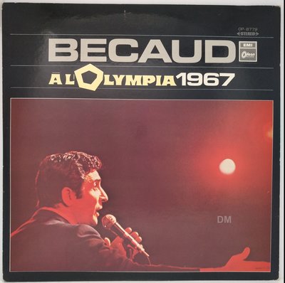 黑膠唱片 Gilbert Becaud - Olympia 1967 - Odeon