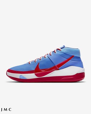 NIKE KD13 TIE-DIE 藍紅扎染 布魯克林 運動籃球鞋 男鞋 DC0007-400